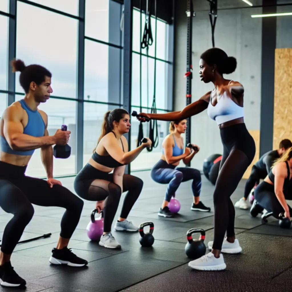 Csoportos Strength & Conditioning edzés súlyzókkal a BodyFiit Clubban